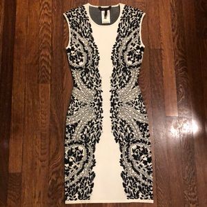 Black and white BCBG MaxAzria dress